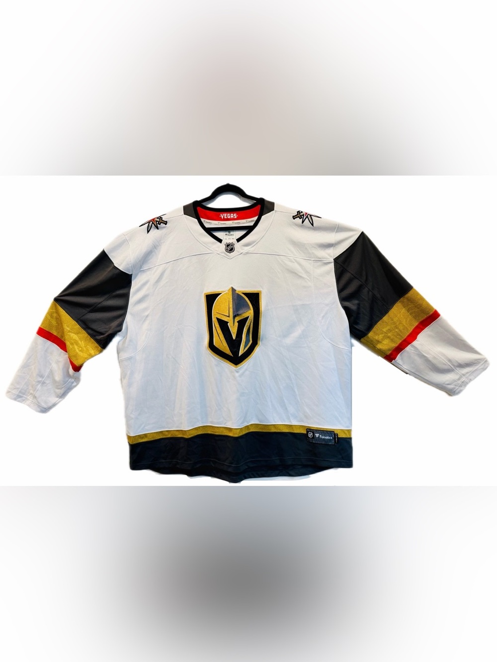 Vegas Golden Knights Fanatics Breakaway Away Jersey White Men’s 5XL